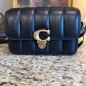 Coach Quilted Studio Bag with Gold Hardwares